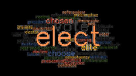 another word for elect.